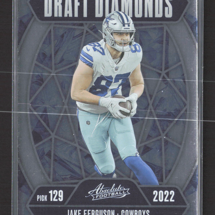 2025 Panini Absolute Football Draft Diamonds Jake Ferguson #DD-JFN