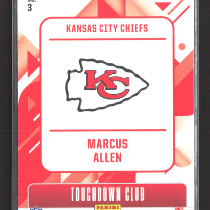 2025 Panini Rookies & Stars Touchdown Club Marcus Allen #3
