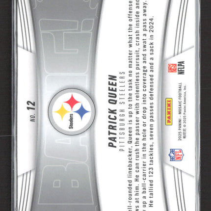2025 Panini Mosaic Patrick Queen #12