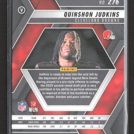 2025 Panini Mosaic Quinshon Judkins #276 RC