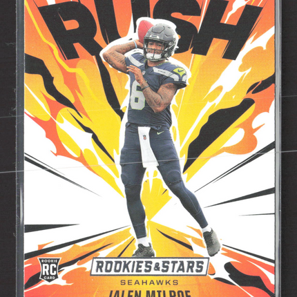 2025 Panini Rookies & Stars Rookie Rush Jalen Milroe #5 RC