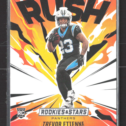 2025 Panini Rookies & Stars Rookie Rush Trevor Etienne #19 RC