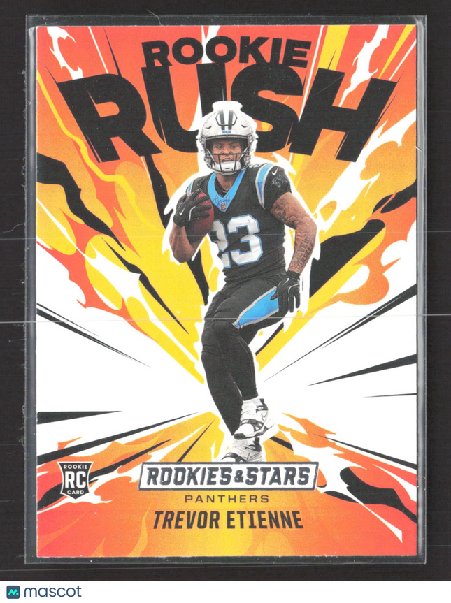 2025 Panini Rookies & Stars Rookie Rush Trevor Etienne #19 RC