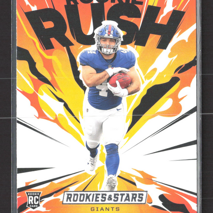 2025 Panini Rookies & Stars Rookie Rush Cam Skattebo #2 RC