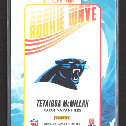 2025 Panini Absolute Rookie Wave Tetairoa McMillan #RW-TMN RC