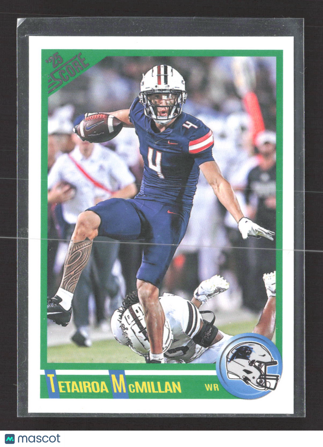2025 Panini Score Football Tetairoa McMillan #3 Green
