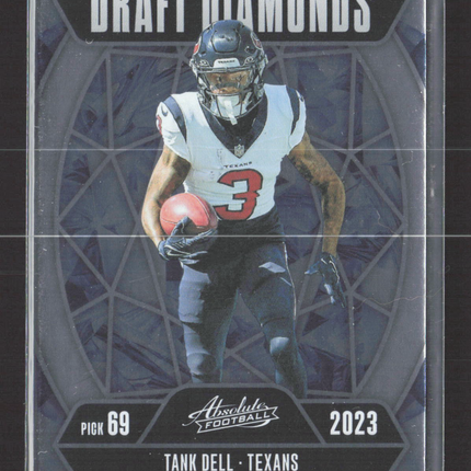 2025 Panini Absolute Football Draft Diamonds Tank Dell #DD-TDL Insert
