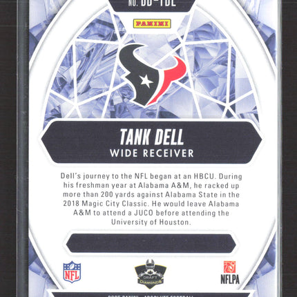 2025 Panini Absolute Football Draft Diamonds Tank Dell #DD-TDL Insert