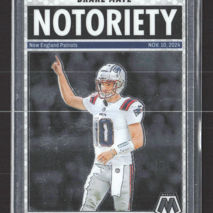 2025 Panini Mosaic Football Notoriety Drake Maye #3