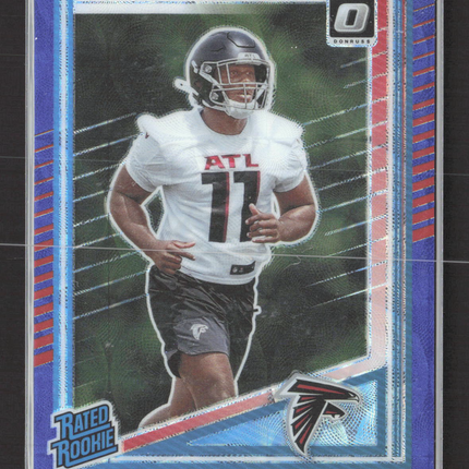 2025 Panini Donruss Optic Prizm Jalon Walker #344 Purple