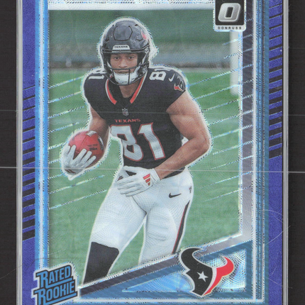 2025 Panini Donruss Optic Prizm Jayden Higgins #334 Purple scope