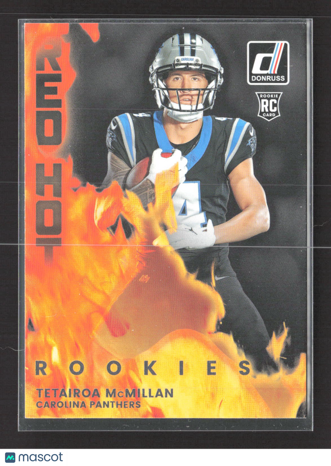2025 Panini Donruss Red Hot Rookies Tetairoa McMillan #RHR-TMC RC
