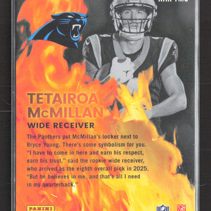 2025 Panini Donruss Red Hot Rookies Tetairoa McMillan #RHR-TMC RC