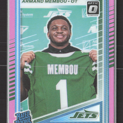 2025 Panini Donruss Optic Prizm Armand Membou #358 Pink