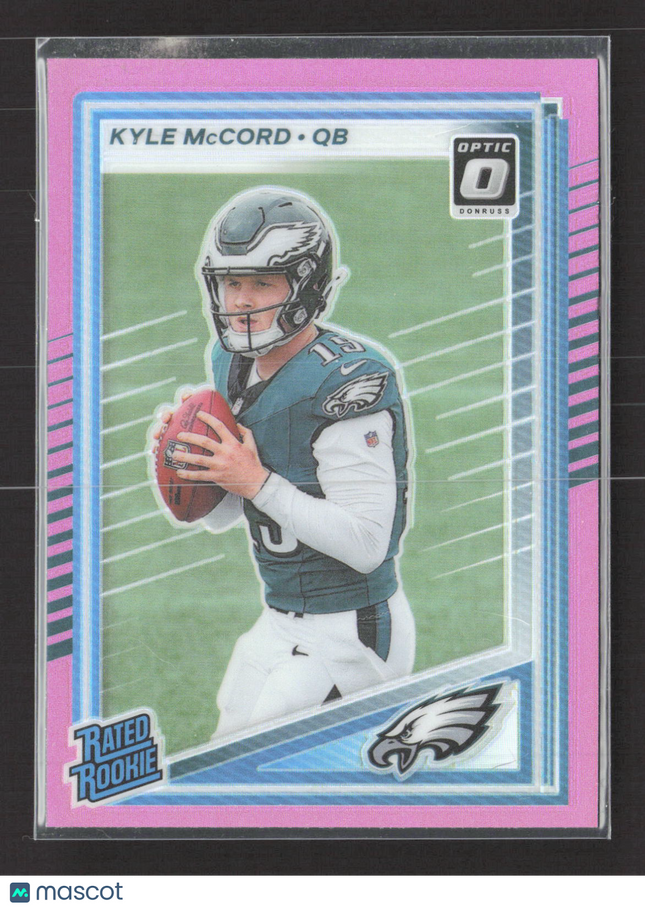 2025 Panini Donruss Optic Football Kyle McCord #325 Pink
