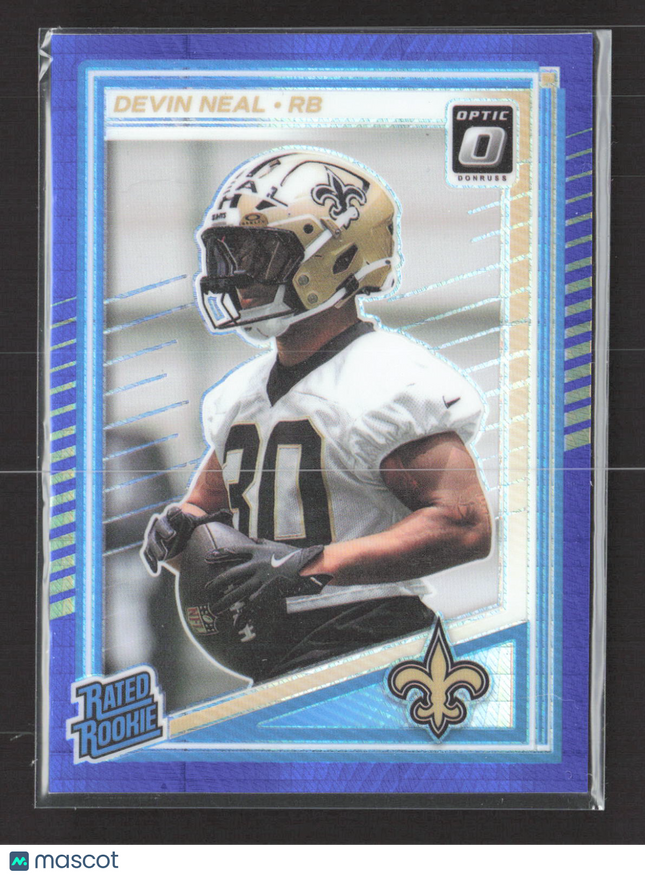 2025 Panini Donruss Optic Prizm Devin Neal #282 Purple