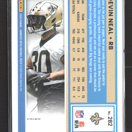 2025 Panini Donruss Optic Prizm Devin Neal #282 Purple