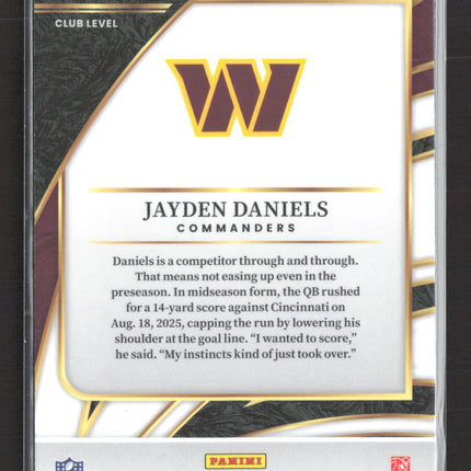 2026 Panini Select Football Prizm Jayden Daniels #289