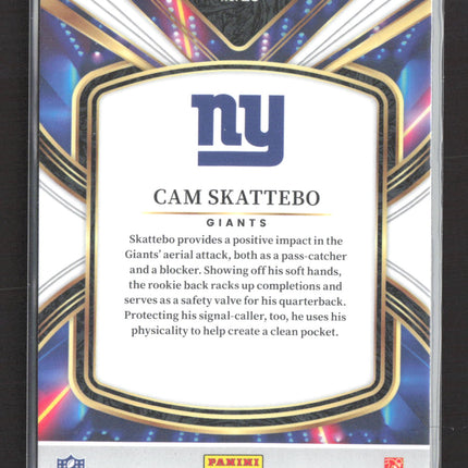 2026 Panini Select Football Cam Skattebo #20 RC