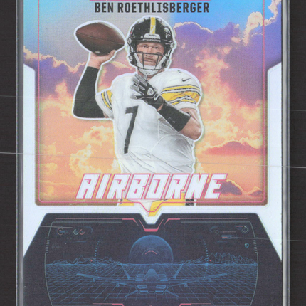 2025 Panini Rookies & Stars Airborne Prizm Ben Roethlisberger #7 Insert