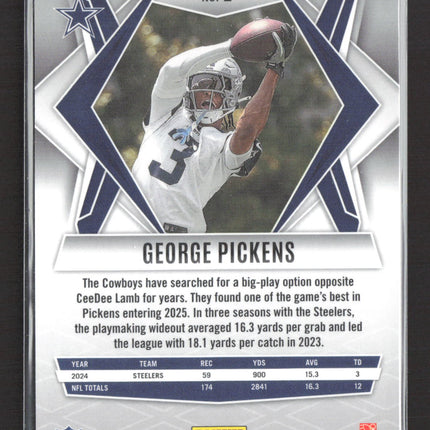 2025 Panini Phoenix George Pickens #2 Silver