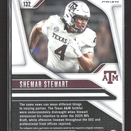 2025 Panini Prizm Draft Picks Shemar Stewart #132 RC
