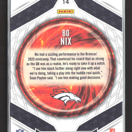 2025 Panini Phoenix Paragon Bo Nix #14