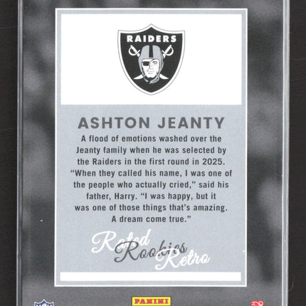 2025 Panini Donruss Rated Rookies Retro Ashton Jeanty #10