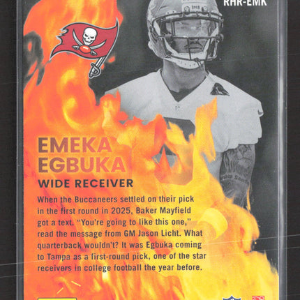 2025 Panini Donruss Red Hot Rookies Emeka Egbuka #RHR-EMK RC