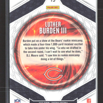 2025 Panini Phoenix Paragon Luther Burden III #15 RC
