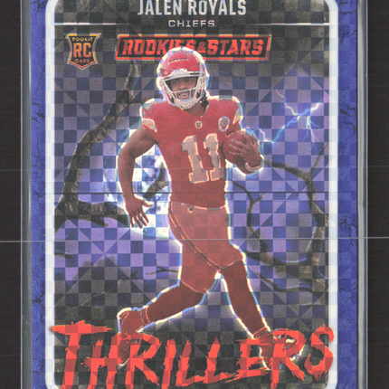 2025 Panini Rookies & Stars Prizm Thrillers Jalen Royals #28 RC