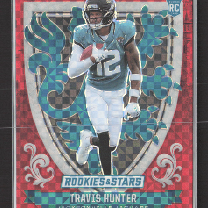2025 Panini Rookies & Stars Prizm Crusade Travis Hunter #3 Red RC