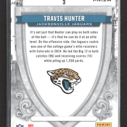 2025 Panini Rookies & Stars Crusade Prizm Travis Hunter #3 RC