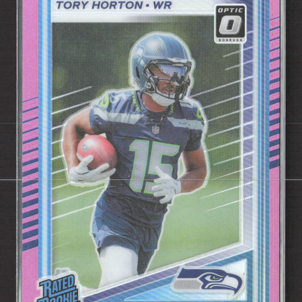 2025 Panini Donruss Optic Tory Horton #388 Pink