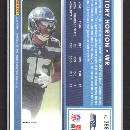 2025 Panini Donruss Optic Tory Horton #388 Pink