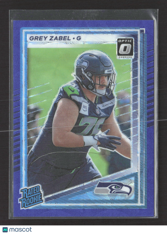 2025 Panini Donruss Optic Grey Zabel #366 Purple