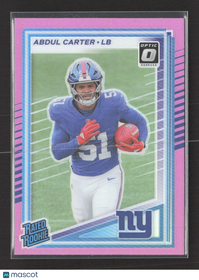 2025 Panini Donruss Optic Football Abdul Carter #315 Pink