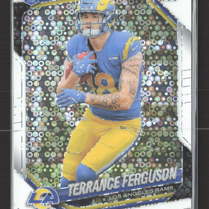 2025 Panini Prizm Terrance Ferguson #379 White Sparkle RC