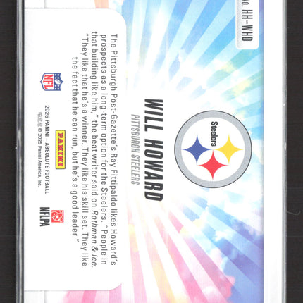 2025 Panini Absolute Football Hog Heaven Will Howard #HH-WHO RC