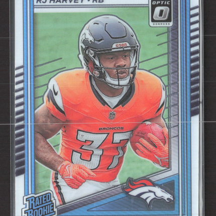 2025 Panini Donruss Optic Football RJ Harvey #208