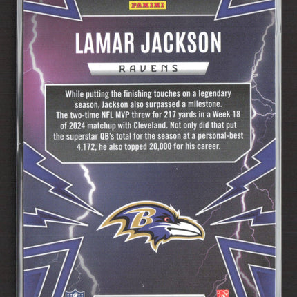 2025 Panini Phoenix Thunderbirds Lamar Jackson #4 Silver Prizm