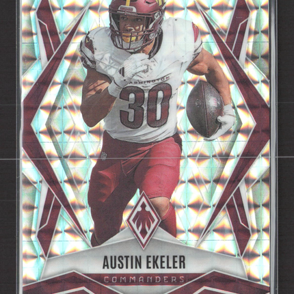 2025 Panini Phoenix Football Austin Ekeler #103 Silver Prizm