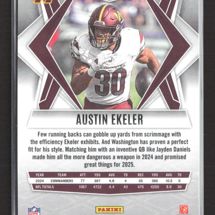 2025 Panini Phoenix Football Austin Ekeler #103 Silver Prizm