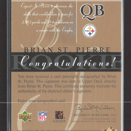 2003 Upper Deck SP Signature Edition Brian St. Pierre #146 auto