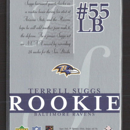 2003 Upper Deck SP Signature Edition Terrell Suggs #120 476/750