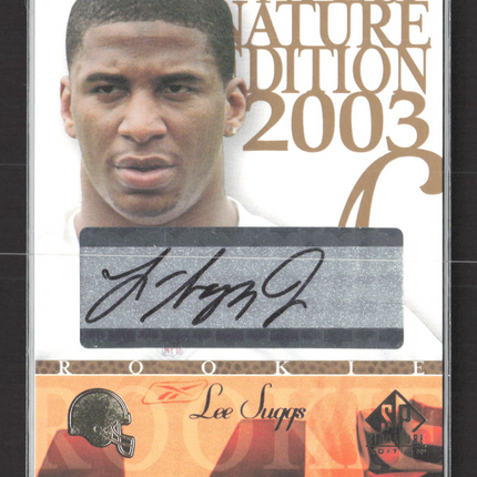2003 Upper Deck SP Signature Edition Lee Suggs #LS auto