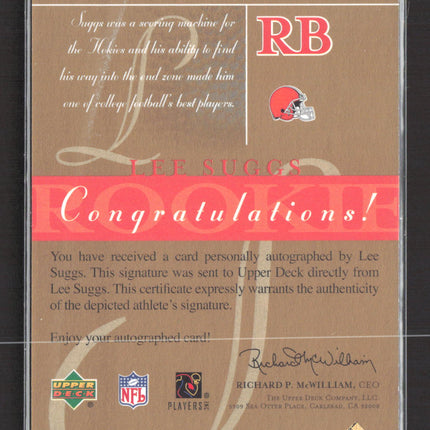 2003 Upper Deck SP Signature Edition Lee Suggs #LS auto