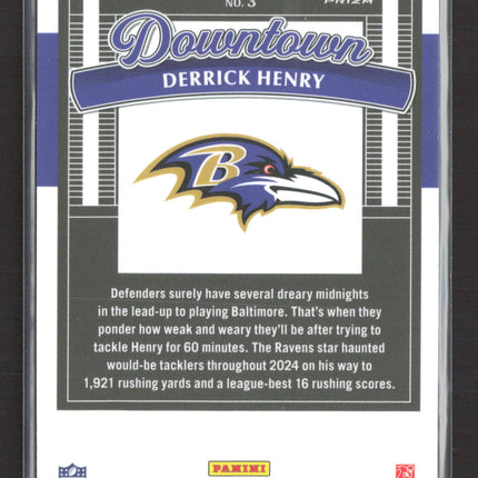 2025 Panini Donruss Optic Downtown Derrick Henry #3