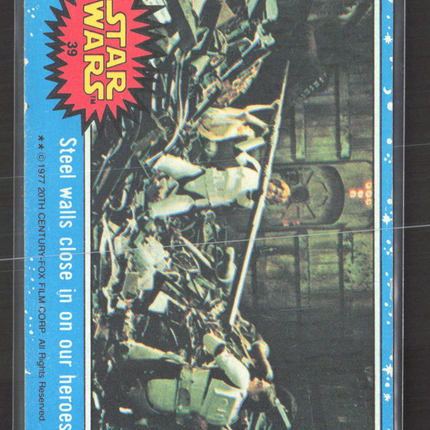 1977 Topps Star Wars Puzzle Back #39