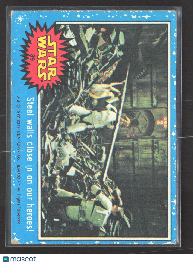 1977 Topps Star Wars Puzzle Back #39